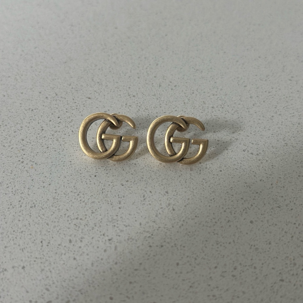 Gucci Gold GG Earrings